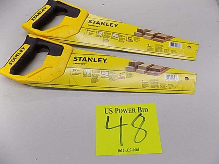 2 Stanley 15"Trade  Cut Saws