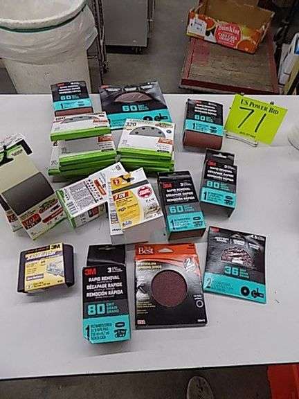 Lg Amount Sanding Belts/ Discs