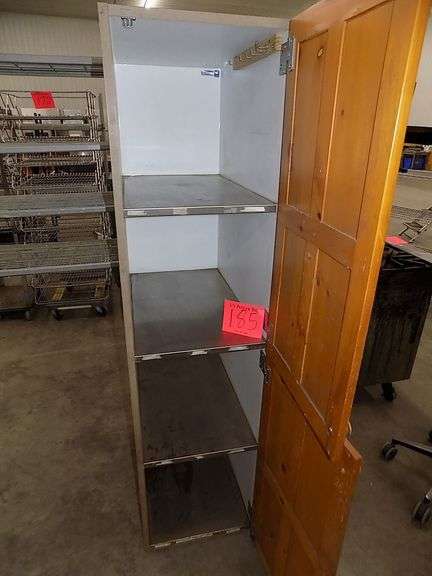 Laminate Storage Cabinet W/SS Shelves