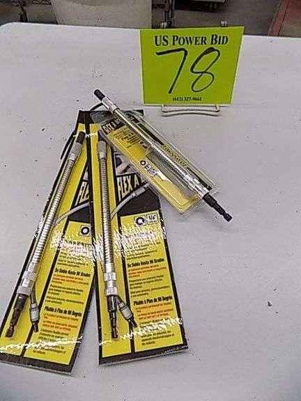 3 Flex A Bit Screwdriver Extension 11" Long -1/4" Hex