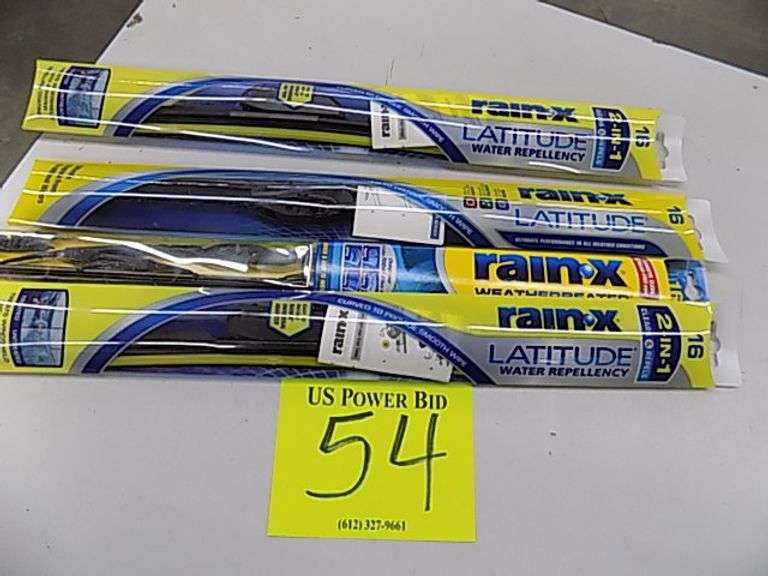 4 RainX 16" Wiper Blades
