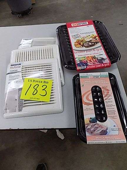Broiler Pans , Broan # FGR300 Vent Fan Covers