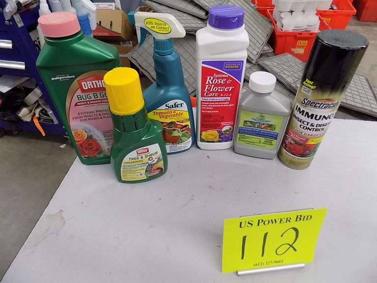 Assorted Garden & Lawn Chemicals