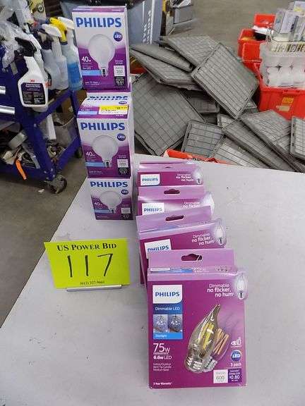 Ten Phillips LED Bulbs