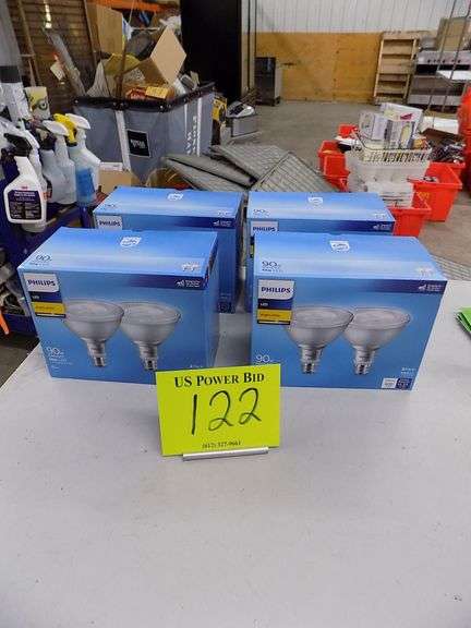 Four 2 Packs Phillips 90 Watt LED Bulbs