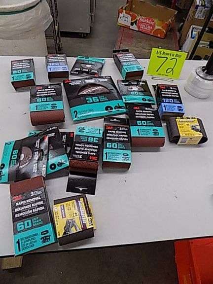 Lg Amount Sanding Belts/ Discs