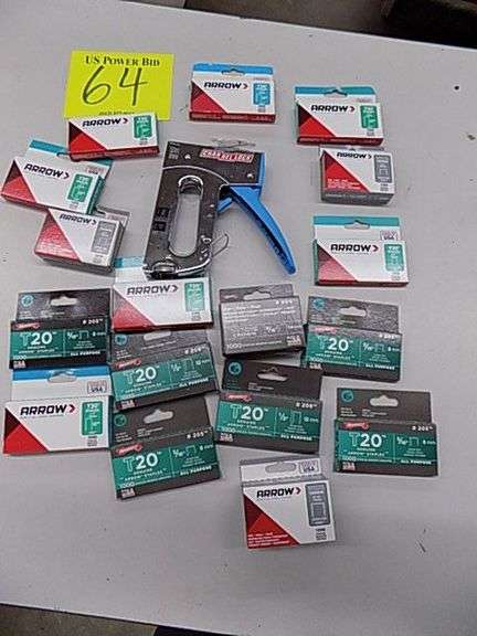 Channel Lock Staple Gun w/ Asst Staples