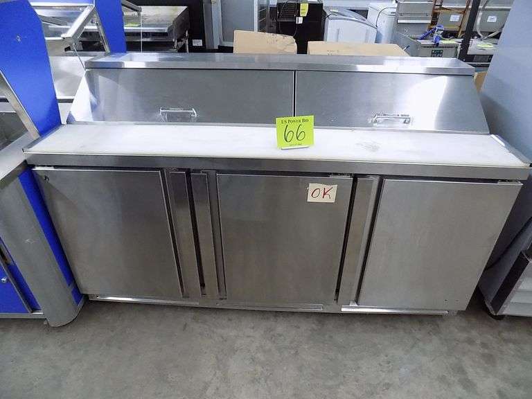 Fagor Professional Three Door Refrigerated Prep Table