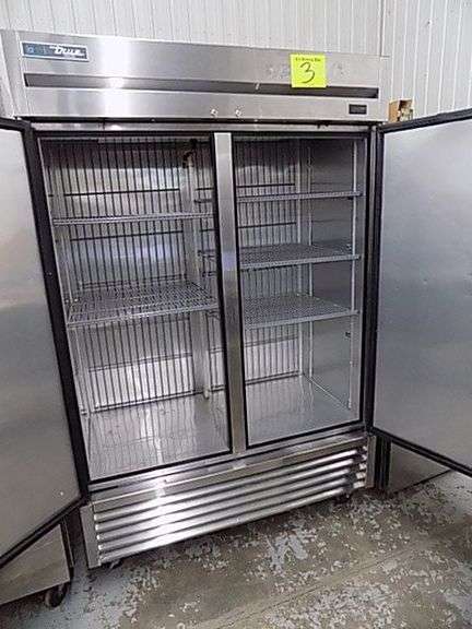 True 2 Door Commercial Freezer