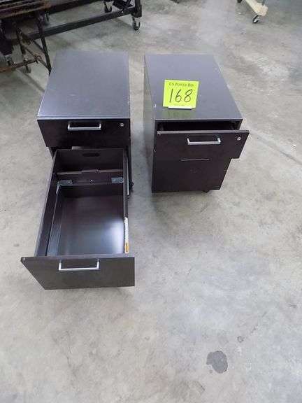 Two Mobile Drawer/File Cabinets