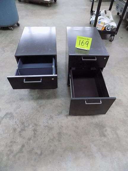 Two Mobile Drawer/File Cabinets