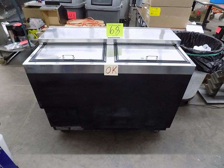 GlasTender Flat Top Bottler Cooler Deep Well