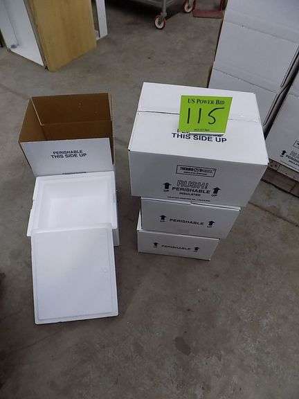 Four NEW Thermo Chill Insulated Shippers