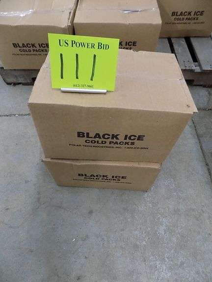 Two Cases Of Polar Tech Black Ice Cold Packs