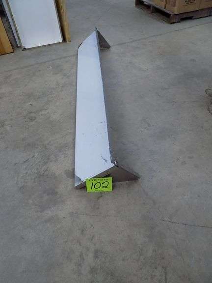 New Advance Tabco SS Wall Shelf Complete W/Wall Mount Brackets