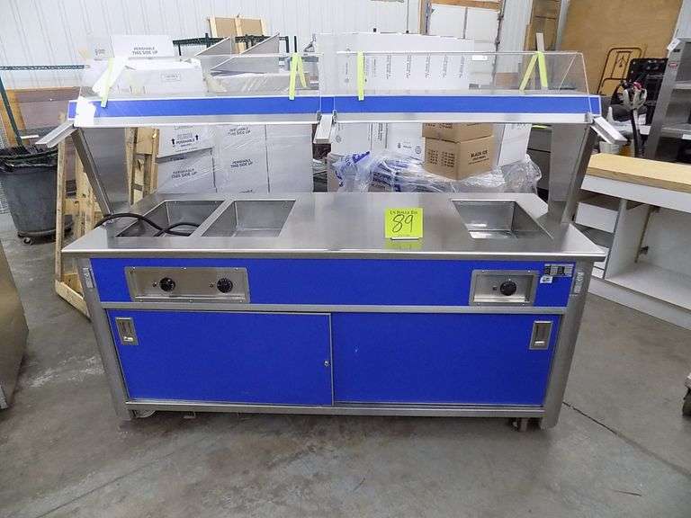Atlas Serving Counter, Hot Food Steam Table