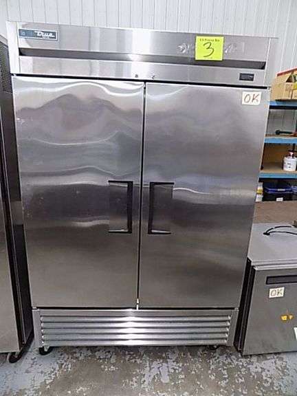 True 2 Door Commercial Freezer