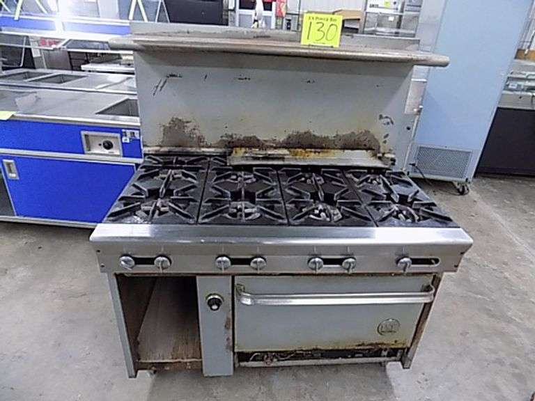 US Range 8 Burner Range