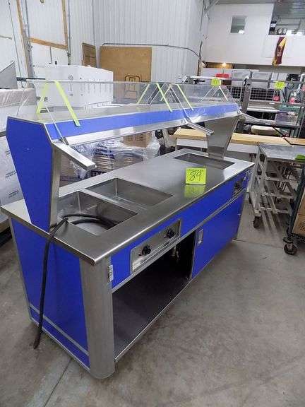 Atlas Serving Counter, Hot Food Steam Table
