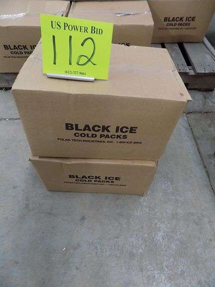 Two Cases Of Polar Tech Black Ice Cold Packs