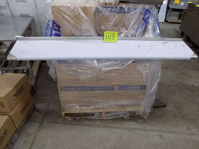 New Advance Tabco SS Wall Shelf Complete W/Wall Mount Brackets