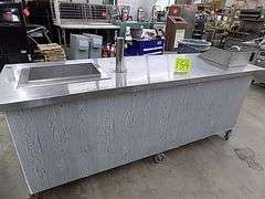 SS Topped Mobile Bar Station