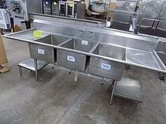 Winn Holt SS 3 Compartment Sink