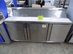 Fagor Professional Three Door Refrigerated Prep Table