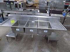 Winn Holt SS 3 Compartment Sink