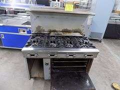 US Range 8 Burner Range