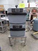 Two Turbochef ENCORE-2 Convection Oven W/Stainless Steel Cart