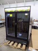 True 2 Glass Door Cooler - Used for Flower Sales/ Merchandiser