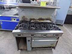 US Range 8 Burner Range