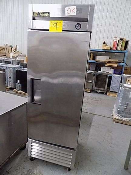 True Single Door Commercial Freezer
