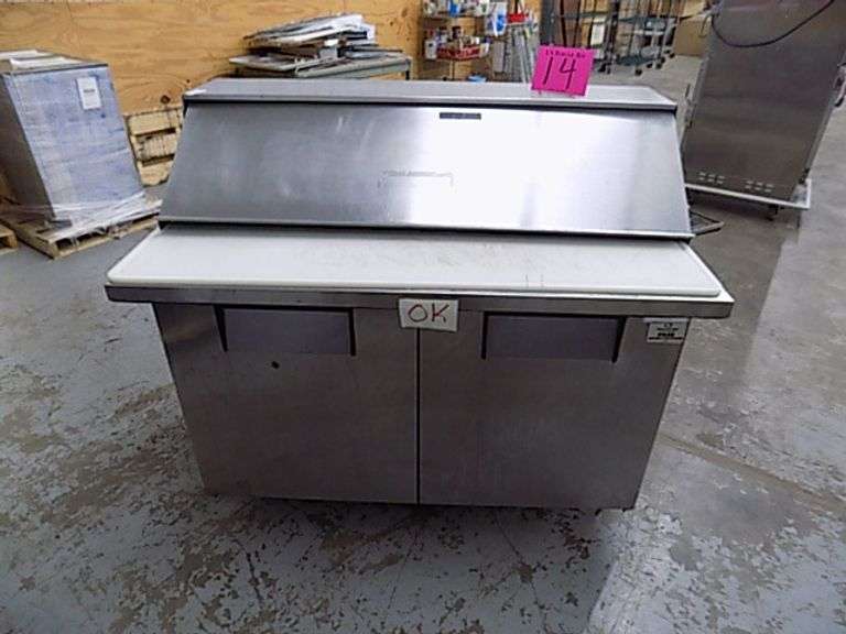 True 2 Door Refrigerated Prep Table