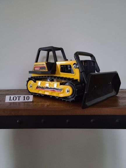 Lot De 2 Anciens Bulldozer Japonais Des Années 60-70 - Fonctionnent