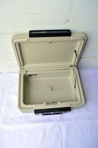 CHUBB Fire Box-key included - Shackelton Auctions Inc.
