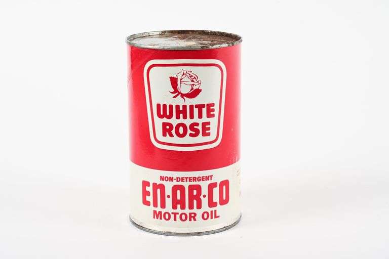 WHITE ROSE EN-AR-CO MOTOR OIL IMP QT CAN