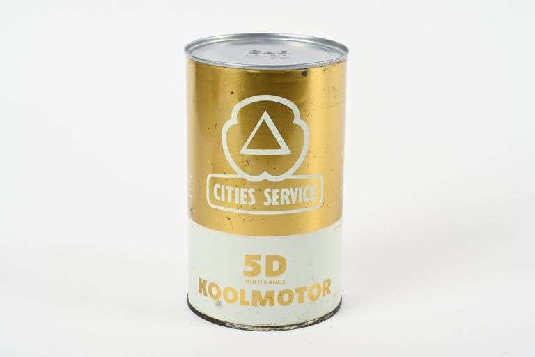 CITIES SERVICE 5D KOOLMOTOR MOTOR OIL IMP QT CAN