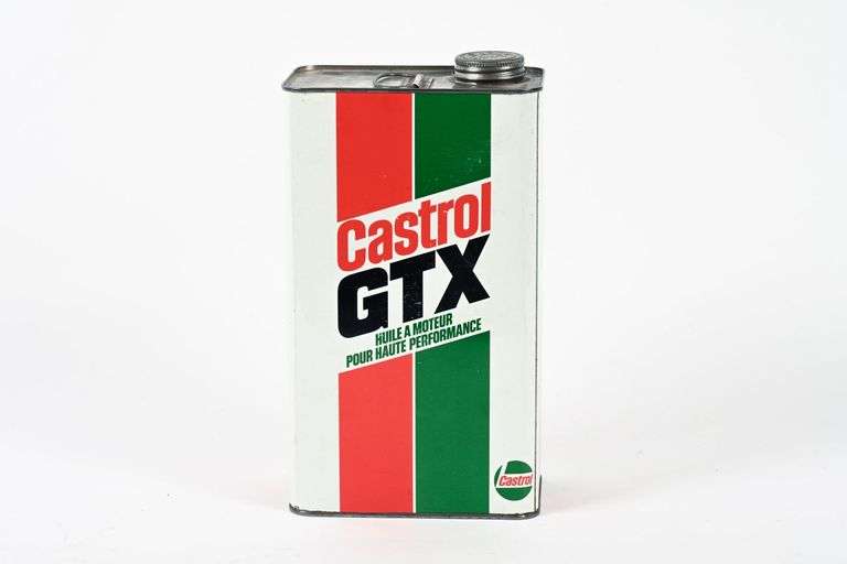 CASTROL GTX MOTOR OIL IMP GALLON CAN - Shackelton Auctions Inc.