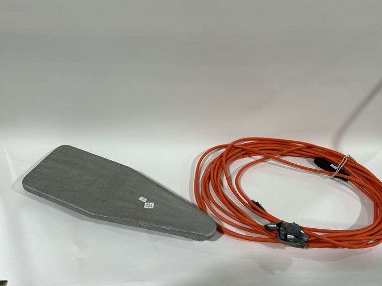 FOLDING IRONING BOARD AND EXTENSION CORD - Shackelton Auctions Inc.