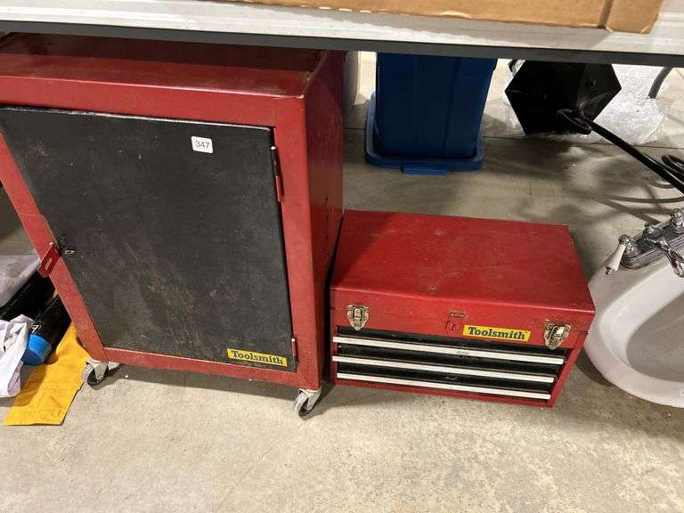 2 PIECE TOOLSMITH ROLLING TOOLBOX - 18
