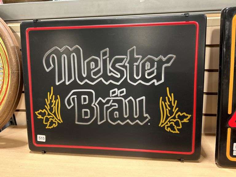 MEISTER BRAU PLASTIC BACKLIT SIGN - 20