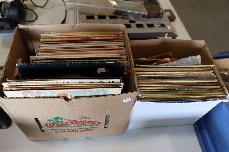 33 Rpn Record Insert 2 BOXS OF 33 RPM RECORDS - Shackelton Auctions Inc.