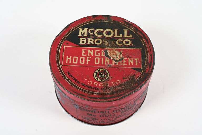 EARLY MCCOLL BROS. AND CO. ENGLISH HOOF OINTMENT POUND CAN - Shackelton ...