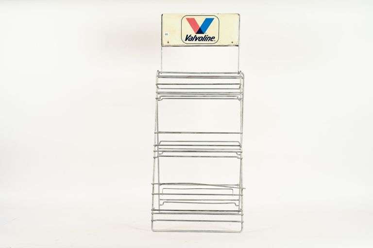 VALVOLINE WIRE SERVICE STATION RACK - Shackelton Auctions Inc.