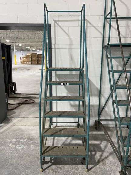 SIX STEP ROLLING STAIRCASE 4 1/2FT