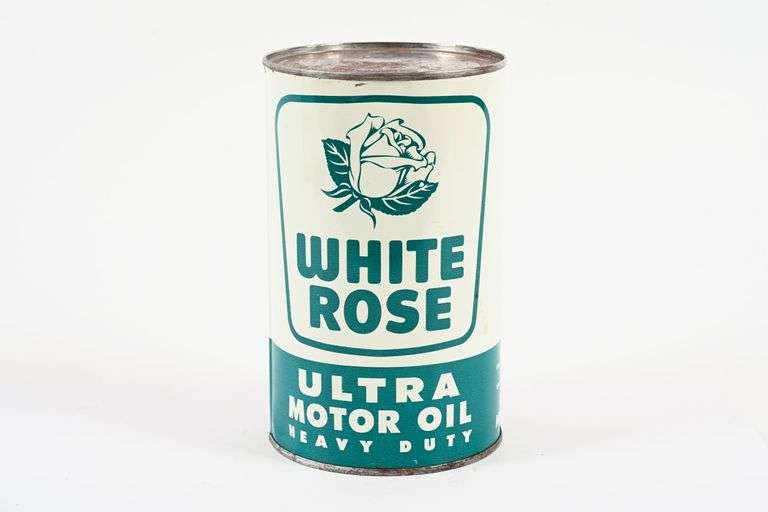 WHITE ROSE ULTRA HEAVY DUTY MOTOR OIL IMPERIAL QUART CAN