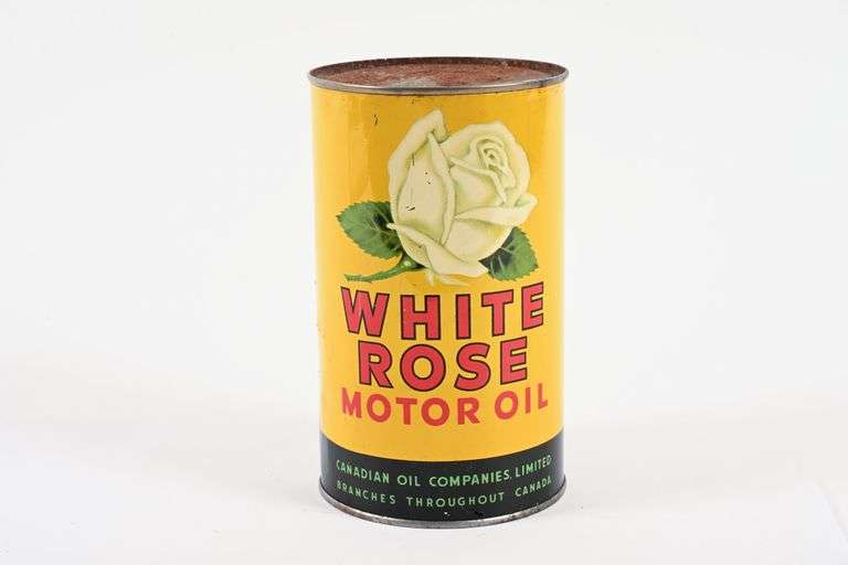 WHITE ROSE MOTOR OIL IMPERIAL QUART CAN