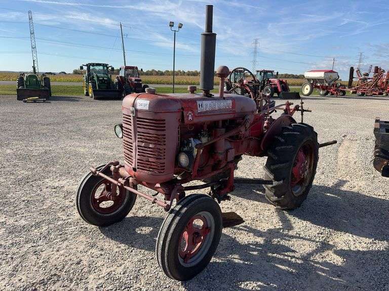 FARMALL SUPER A WITH CULTIVATORS